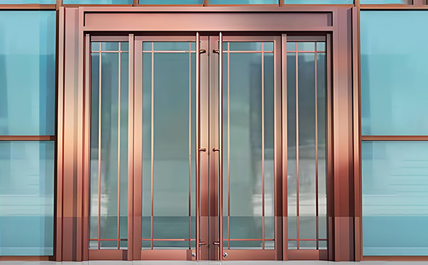 雄关区玻璃地弹门